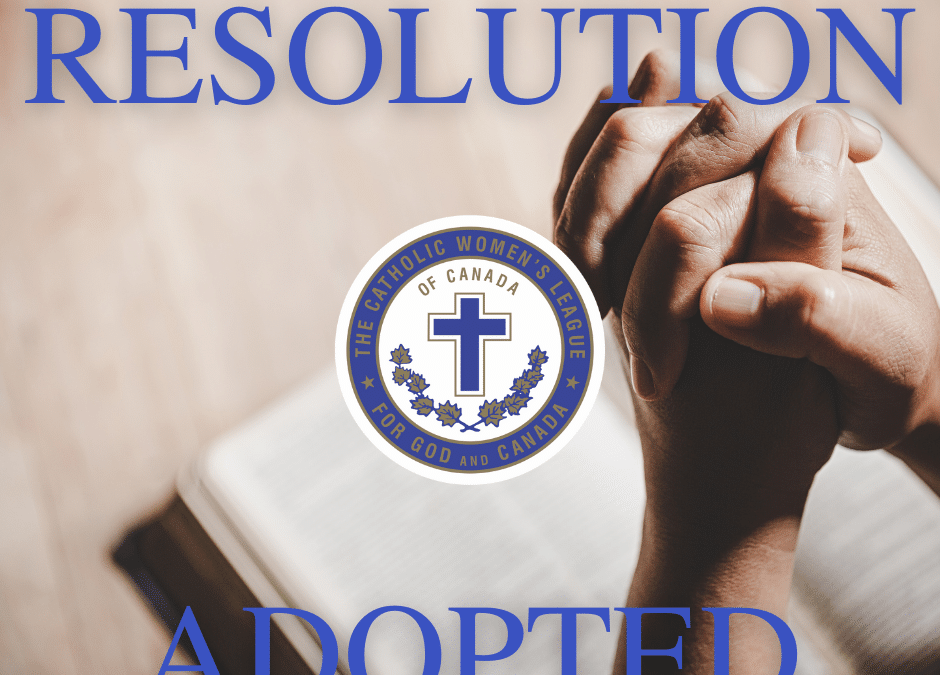 National Council Adopts Resolution on Food Loss and Waste