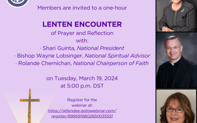 “Lenten Encounter” Webinar