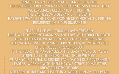 An Easter Prayer