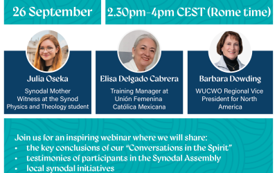 “Voices and Faces at the Threshold of the Synod” Webinar